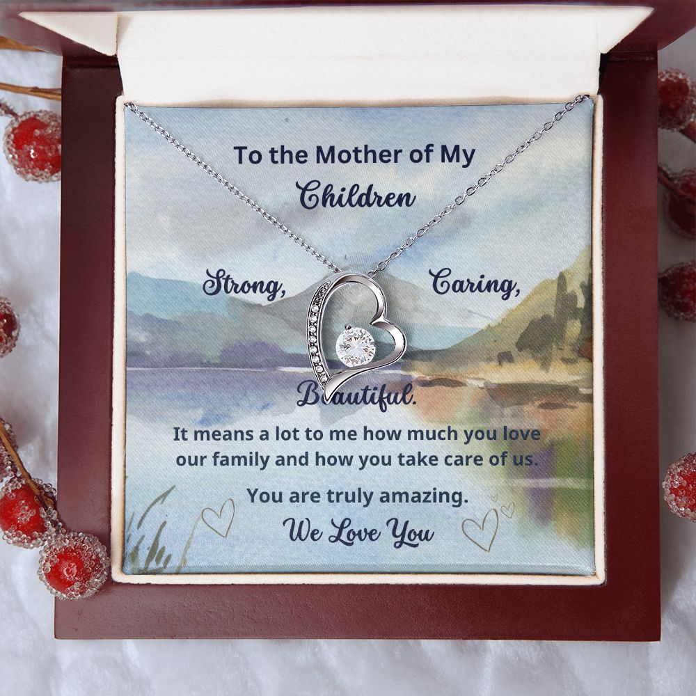 To the Mother of My Children - Forever Love Necklace