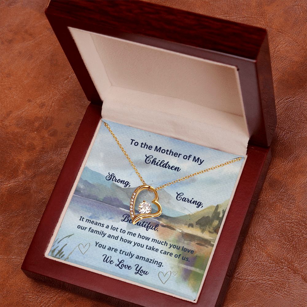 To the Mother of My Children - Forever Love Necklace