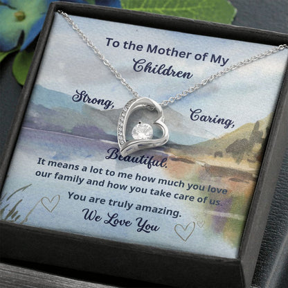 To the Mother of My Children - Forever Love Necklace