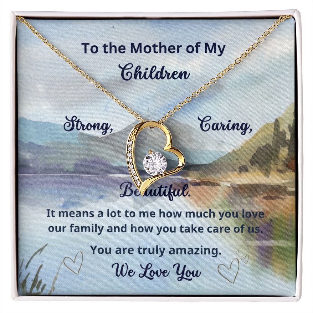 To the Mother of My Children - Forever Love Necklace