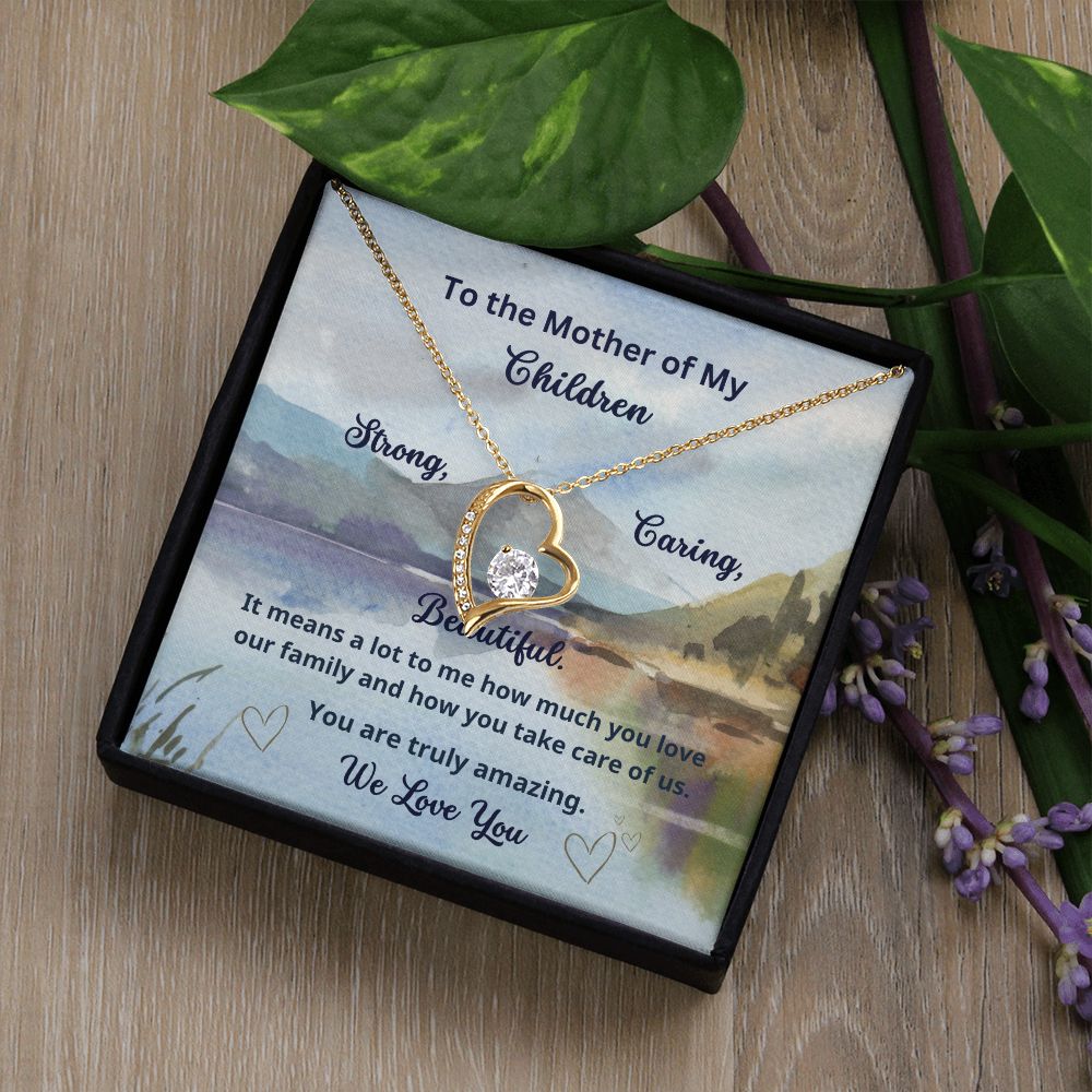 To the Mother of My Children - Forever Love Necklace